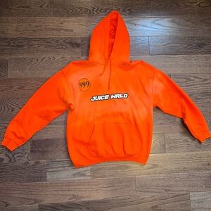 Juice Wrld Vibrant Orange Hoodie